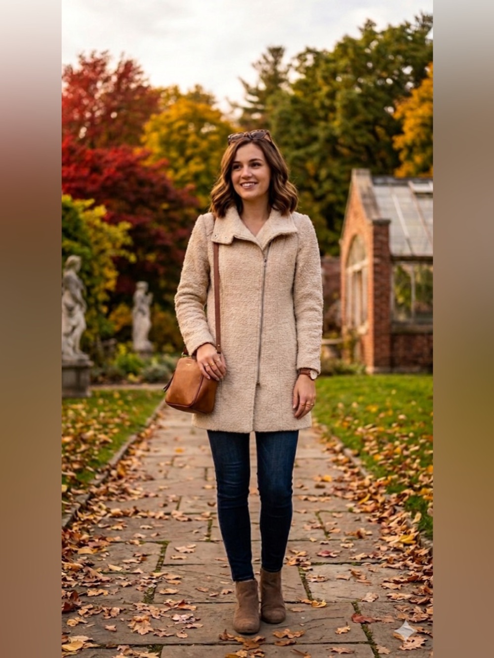 H&M Cream Teddy Jacket